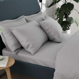 M&S Cotton Rich Pillowcases Silver Grey 2 per pack