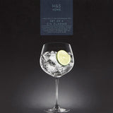 M&S Crystal Gin Glasses Set 780ml   4 per pack