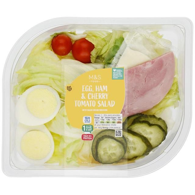 M&S Egg Ham & Cherry Tomato Salad 250g
