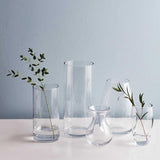 M&S Extra Tall Cylinder Flower Vase Clear