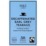 M&S Fairtrade Decaffeinated Earl Grey Tea Bags 50 per pack Default Title