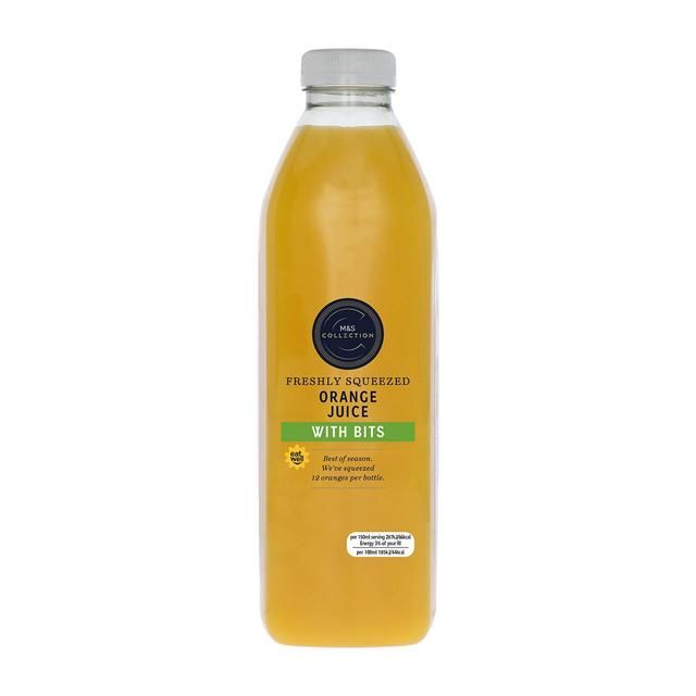 M&S Freshly Squeezed Orange Juice with Bits 1L