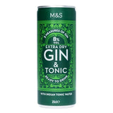 M&S Gin & Tonic 250ml