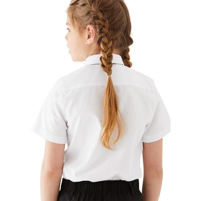 M&S Girls 2 Pack Regular Fit Blouse 3-14 Years