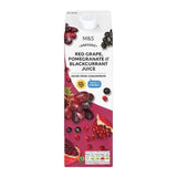 M&S Grape Pomegranate & Blackcurrant Juice 1L