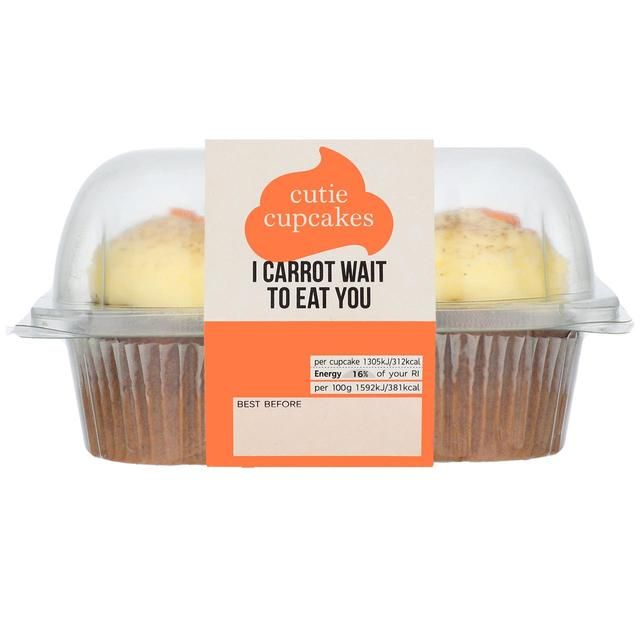 M&S I Carrot Wait to Eat You Cupcakes 164g