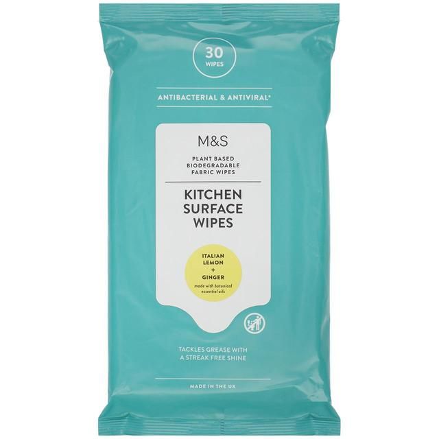M&S Kitchen Surface Wipes 30 per pack