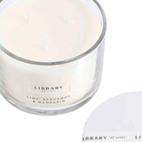 M&S Library of Scent Lime Bergamont & Mandarin 3 Wick Candle