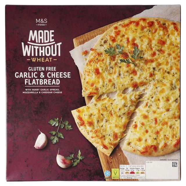 M&S Made Without Flatbread with Garlic & Cheese 230g