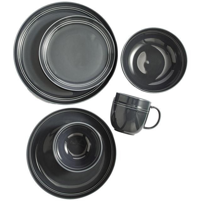 M&S Marlowe Pasta Bowl Dark Grey