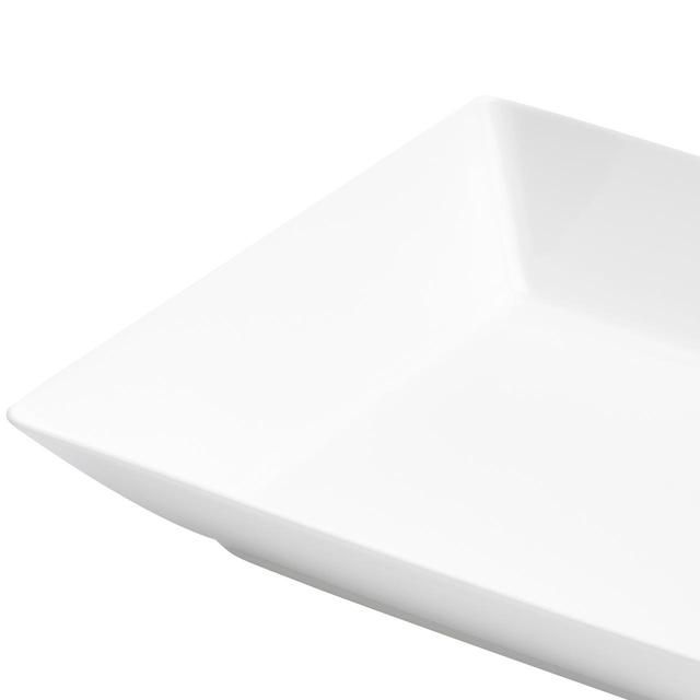 M&S Maxim Porcelain Square White Pasta Bowl