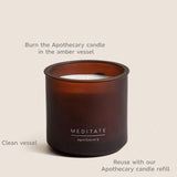 M&S Meditate Refillable Candle