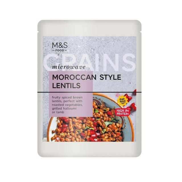 M&S Microwave Moroccan Style Lentils 250g