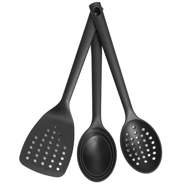 M&S Nylon Utensils Set Black 3 per pack