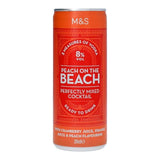 M&S Peach On The Beach Cocktail 250ml