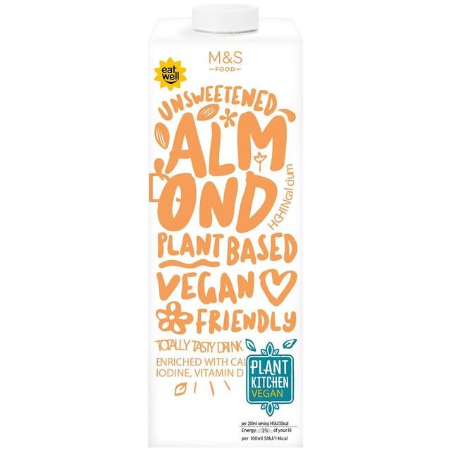 M&S Plant Kitchen Unsweetened Almond Drink 1L