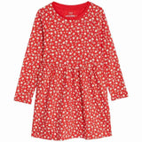 M&S Printed Dress 2-8 Years Red