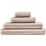 M&S Pure Cotton Carved Stripe Hand Towel Natural