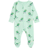 M&S Pure Cotton Dinosaur Sleepsuits 3 Pack Newborn-3 Years Green Mix