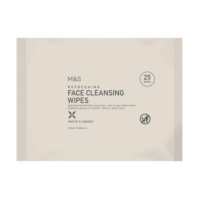 M&S Refreshing Face Cleansing Wipes 25 per pack