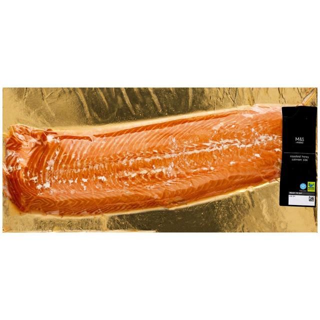 M&S Roast Honey Salmon Side Ready to Eat   800g