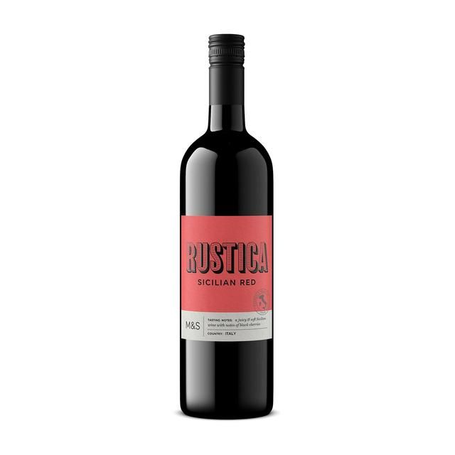 M&S Rustica Sicilian Red Wine 75cl