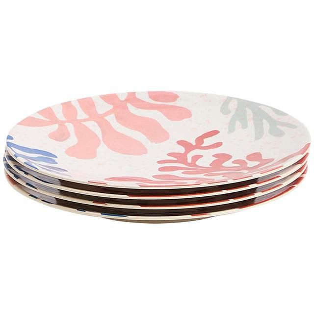 M&S Set Of 4 Summer Resort Side Plates 4 per pack