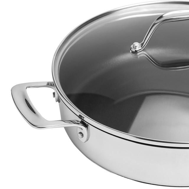 M&S Stainless Steel Non-Stick Saute Pan