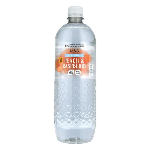 M&S Still Peach & Raspberry Water 1L