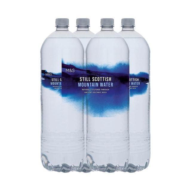 M&S Still Scottish Mountain Water 4 x 2L