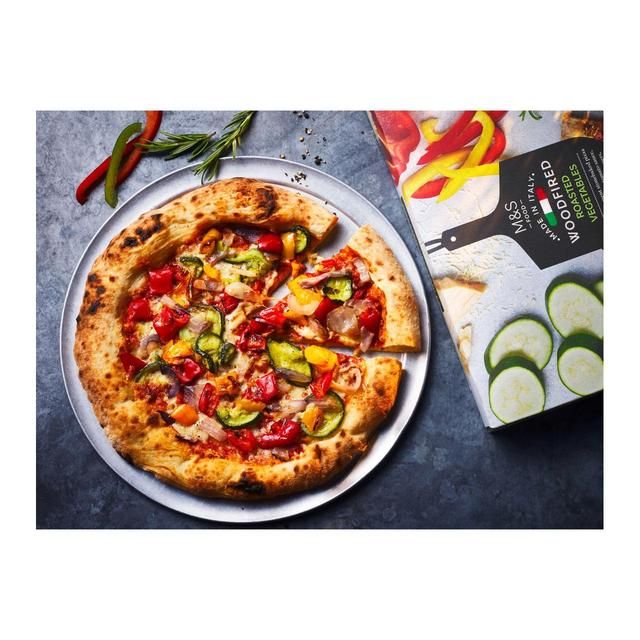M&S Stonebaked Woodfired Roasted Vegetable Pizza Frozen 440g