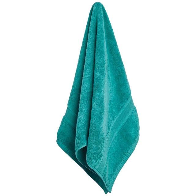 M&S Super Soft Pure Cotton Antibacterial Towel Face Towels 2pk Teal 2 per pack