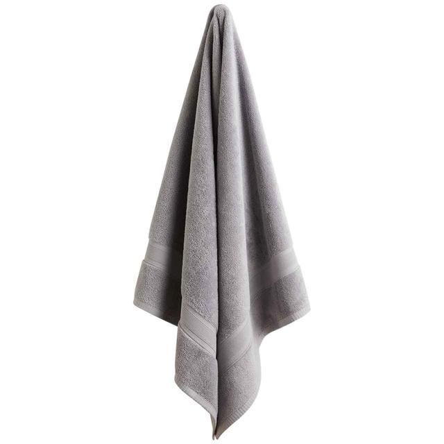 M&S Super Soft Pure Cotton Face Towels Light Grey 2 per pack