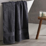 M&S Super Soft Pure Cotton Face Towels Slate 2 per pack