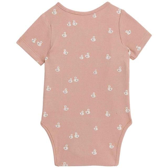 M&S Swan Wrap Bodysuits Newborn- 3 Years Rose