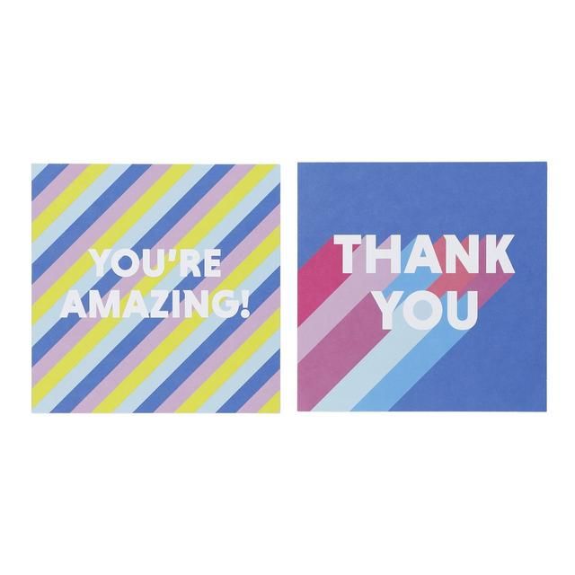 M&S Thank You Card Pack 6 per pack