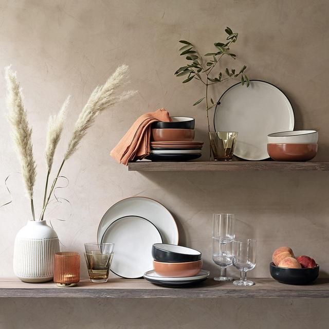 M&S Tribeca Clear Stackable Wine Glasses Set 4 per pack