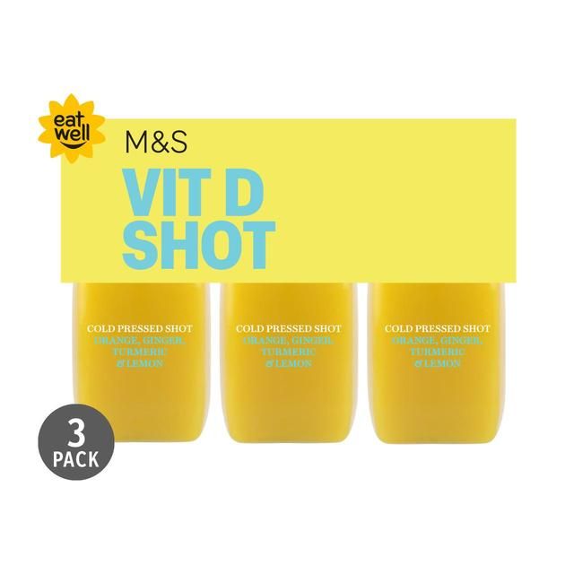 M&S Vitamin D Juice Shot 3 x 100ml