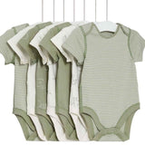 M&S Whale Bodysuits Newborn-3 Years Green