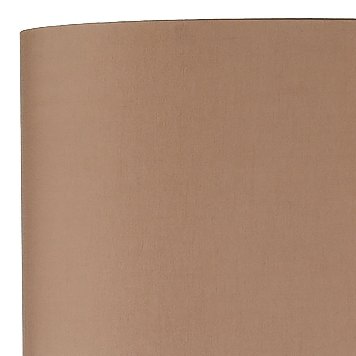 Madrid Antique Brass Floor Lamp with Faux Silk Shade