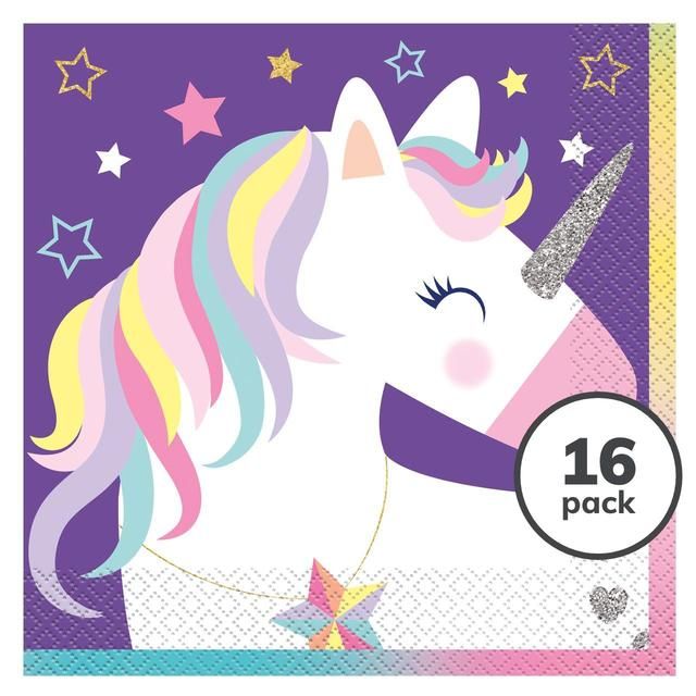 Magic Unicorn Paper Napkins   16 per pack