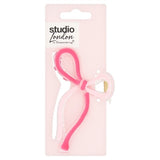 Studio London Bow Claw Clip Pink