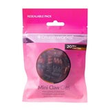 Brushworks Mini Claw Clips - 20 Pack