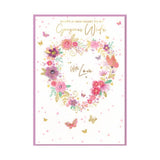 Simon Elvin To My Gorgeous Wife Anniversary Card (Pack of 6)