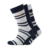 Farah Mens Falton Striped Socks (Pack of 3)