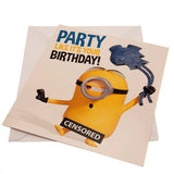 Minions Party Birthday Card