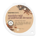 Sassy Scents Sandalwood & Patchouli Dreams Wax Melt 50g