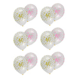 Creative Party Latex 40th Birthday Balloons (Pack of 6)