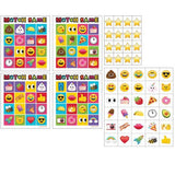 Creative Party Emoji Bingo Cards Set (Pack of 10)
