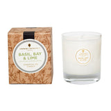 Amphora Aromatics Basil, Bay & Lime 40hr Pot Candle.